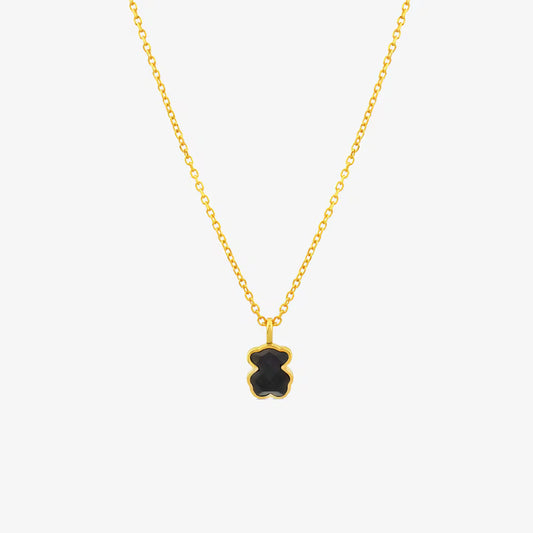Collar Oso en Onix