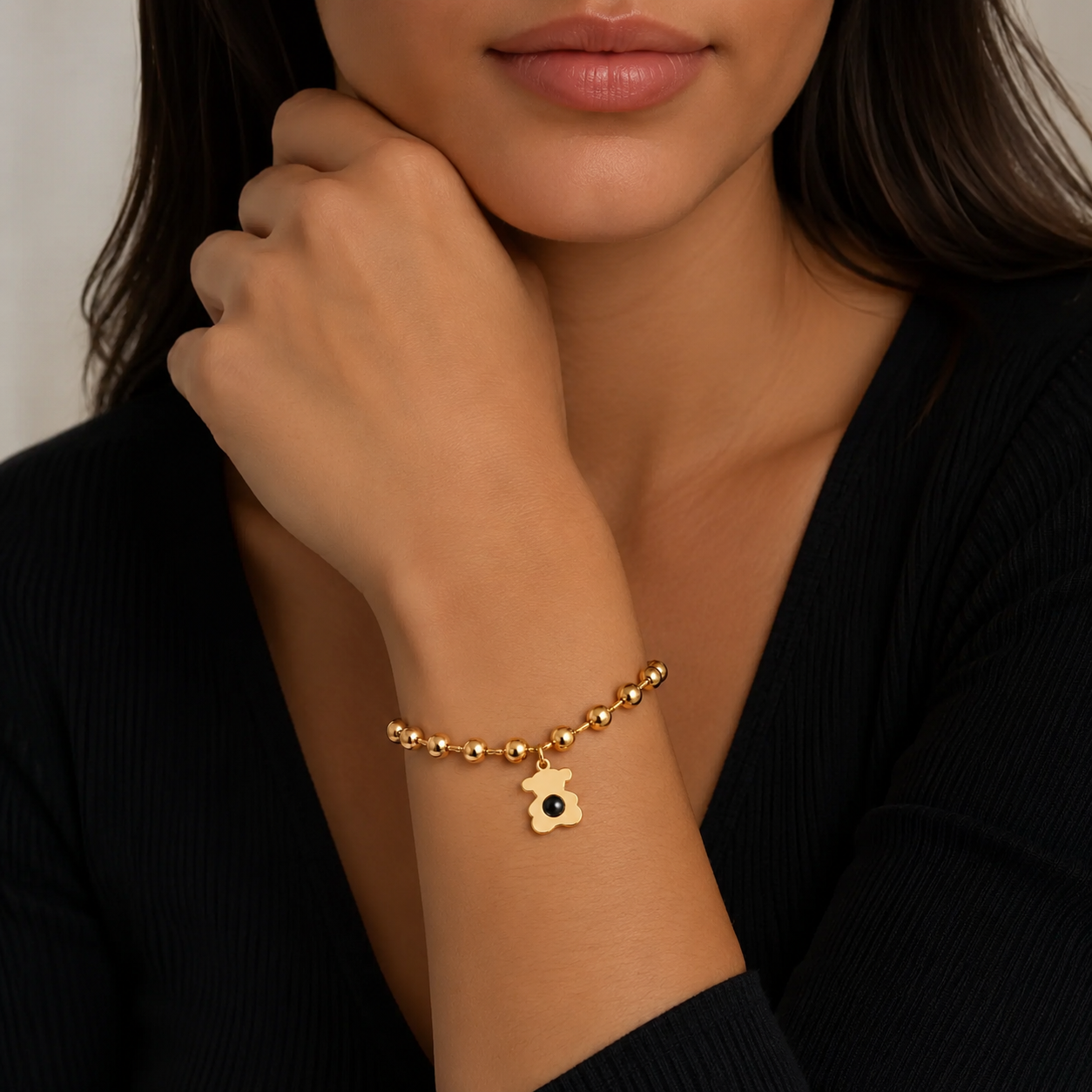 Pulsera Teddy Perla