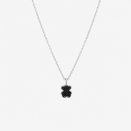 Collar Oso en Onix